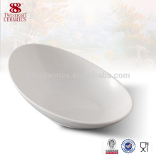 Wholesale glass bow in ceramic ceramics salad slanted bowls